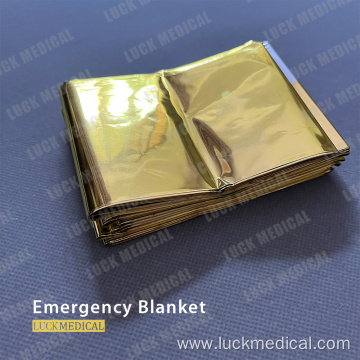 Emergency Foil Blanket First Aid Use